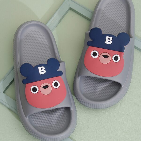 

Men Cartoon Design Slides, Grey