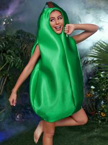 Fruit Design Costume Dress - Green - View 1