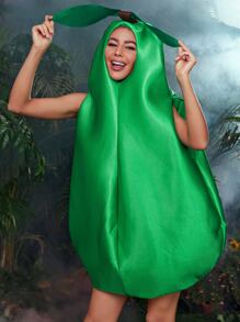 Fruit Design Costume Dress - Green - View 4