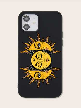 Funda compatible con iphone con estampado de sol