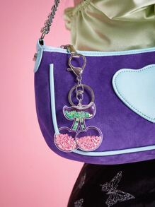 Cherry Decor Bag Charm - Multicolor - View 1