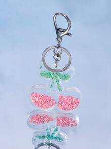 Cherry Decor Bag Charm - Multicolor - View 2
