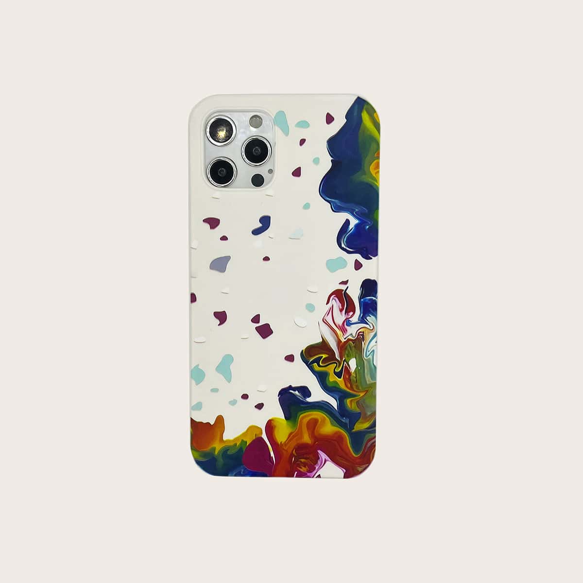 

Graphic Pattern Phone Case, Multicolor