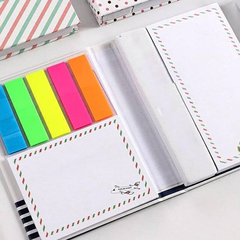 

1pc Mixed Pattern Random Sticky Note, Multicolor