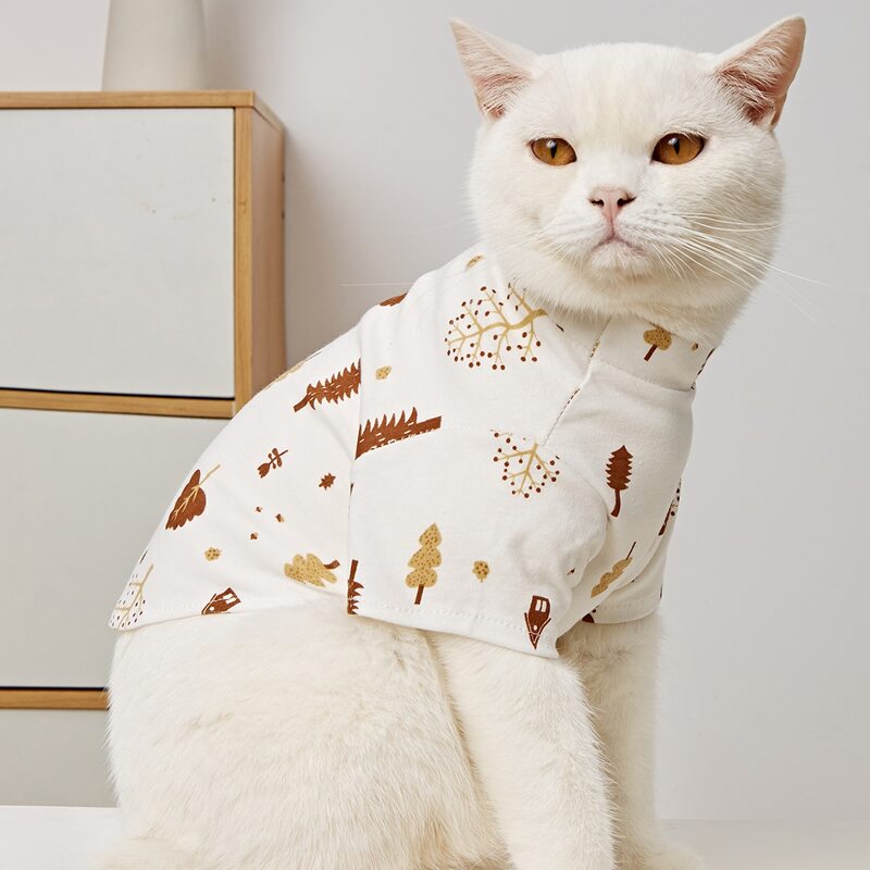 

Plant Print Pet Tee, White