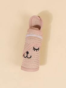 Baby Cartoon Visor Hat - Pink - View 3