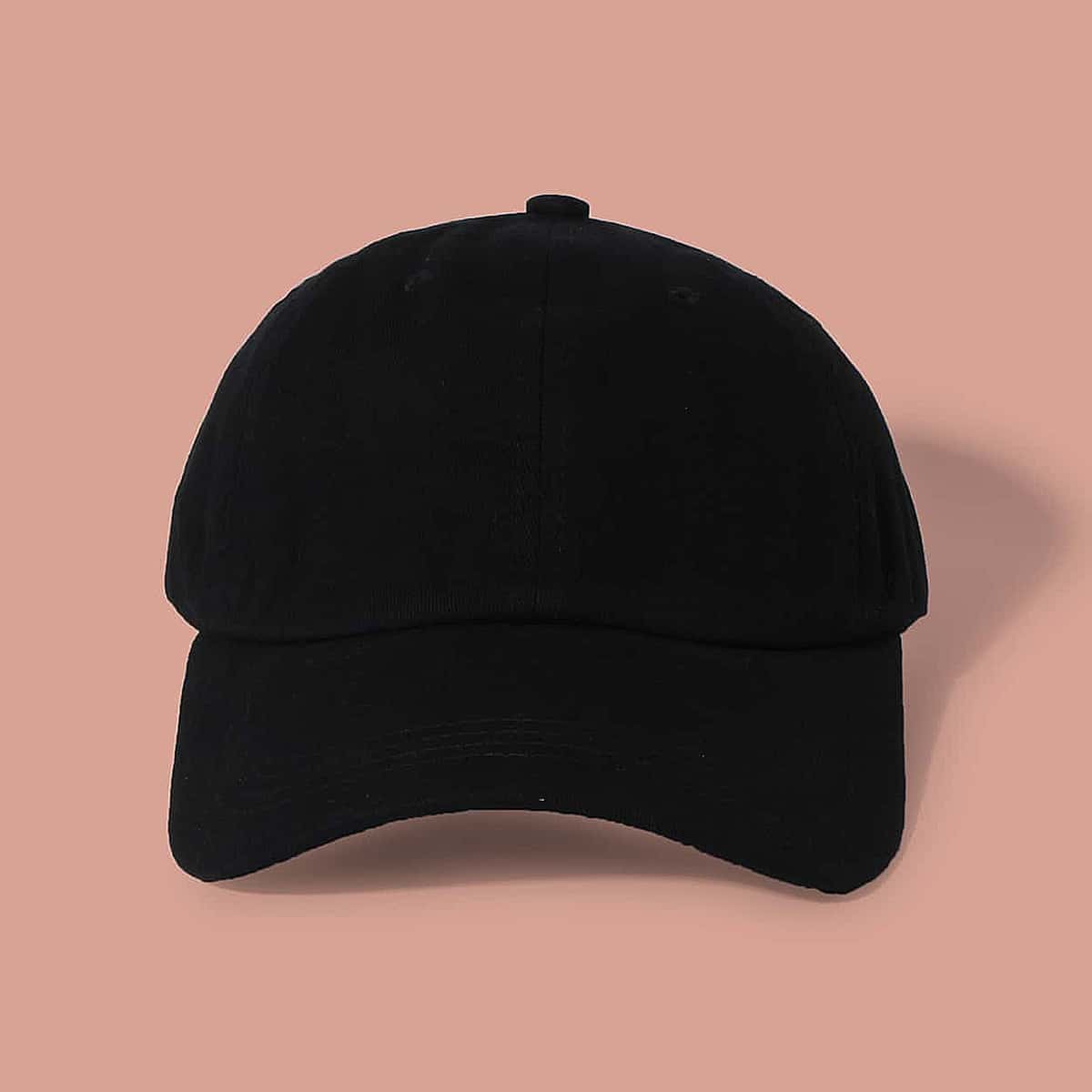

Solid Baseball Cap, Black