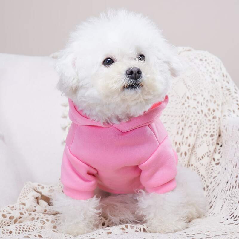 

Letter Graphic Pet Hoodie, Pink