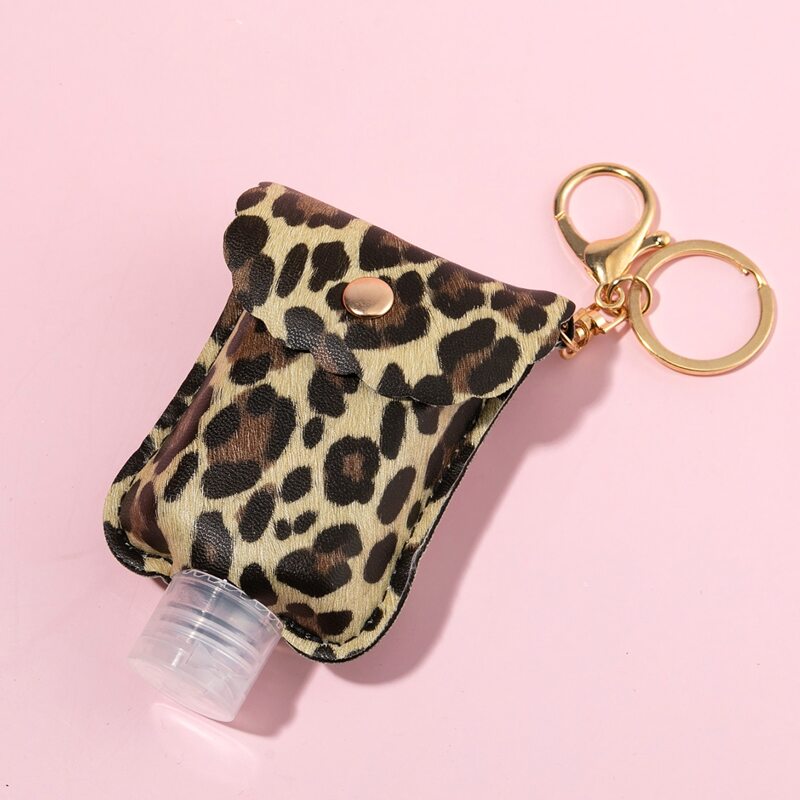 

Leopard Cover & Bottle Keychain, Multicolor