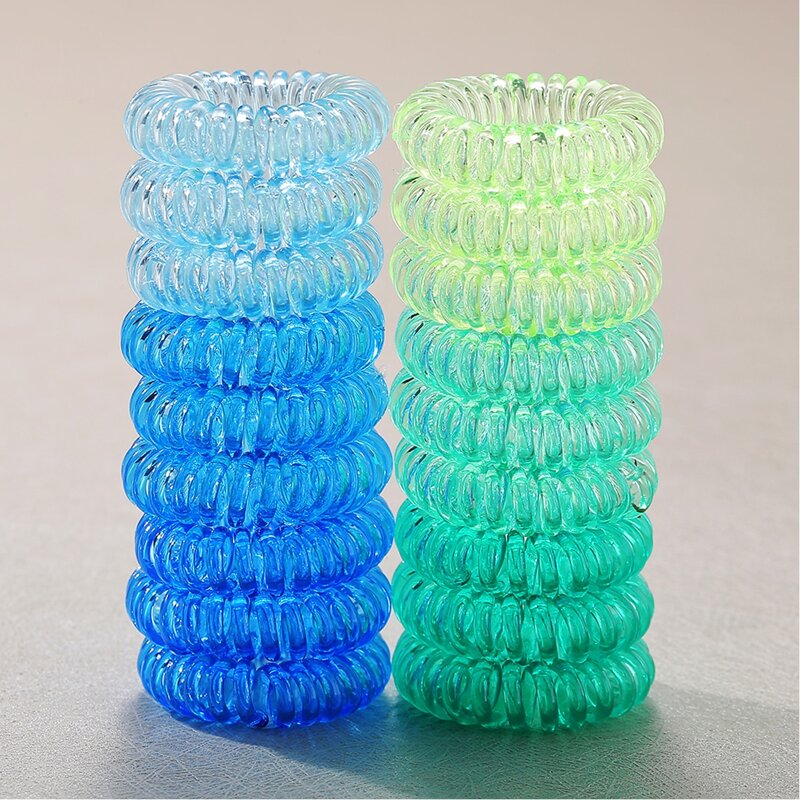 

18pcs Coil Hair Tie, Multicolor