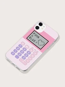 計算器圖案手機殼 - 粉色 - 查看 2