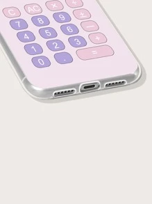 計算器圖案手機殼 - 粉色 - 查看 3