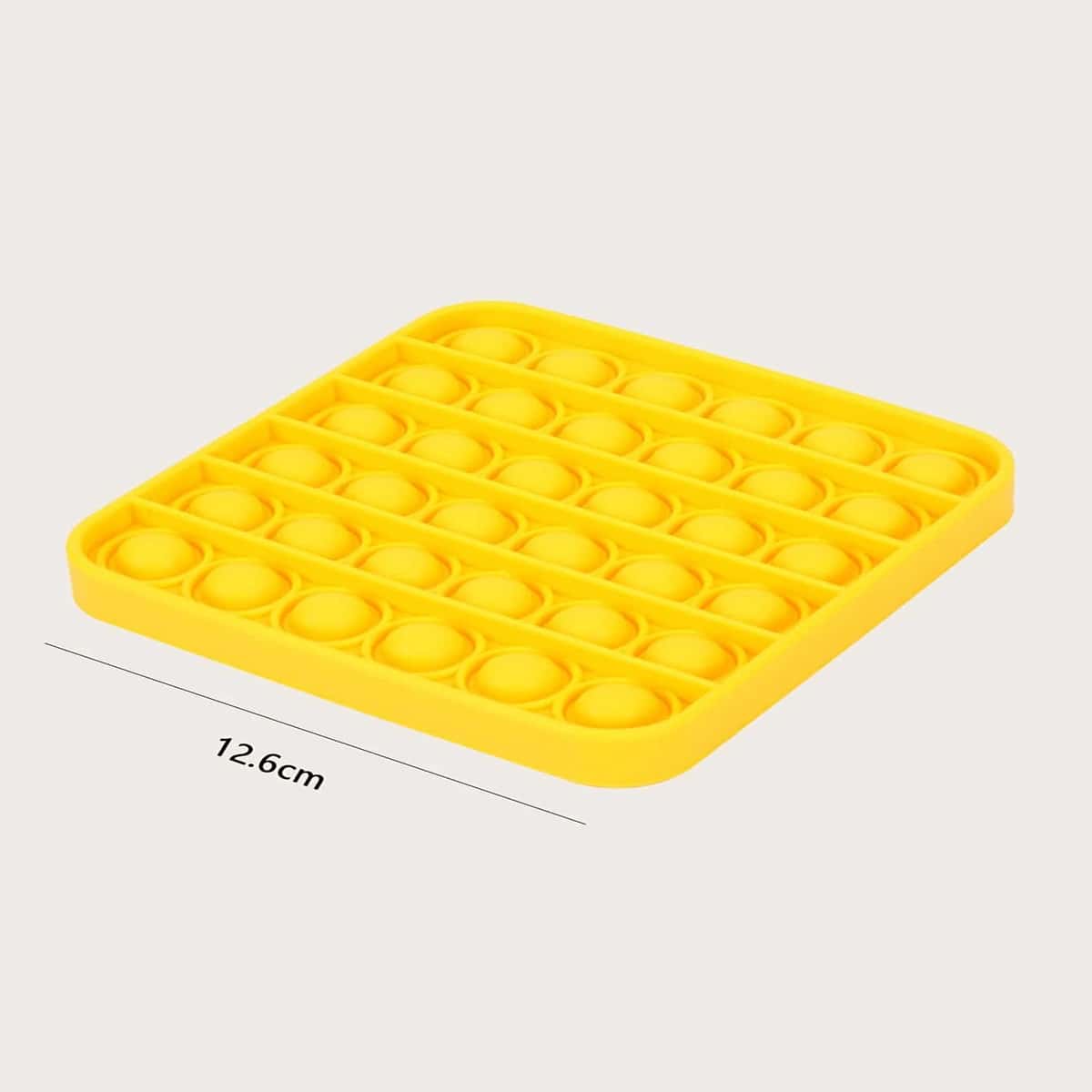 

1pc Silicone Press Plate, Yellow