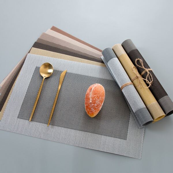 

1pc Random Colorblock Placemat, Multicolor