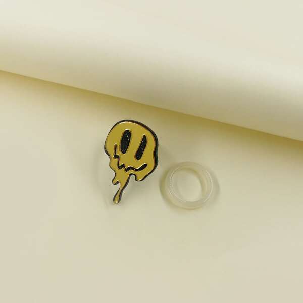 

2pcs Ghost Decor Ring, Multicolor