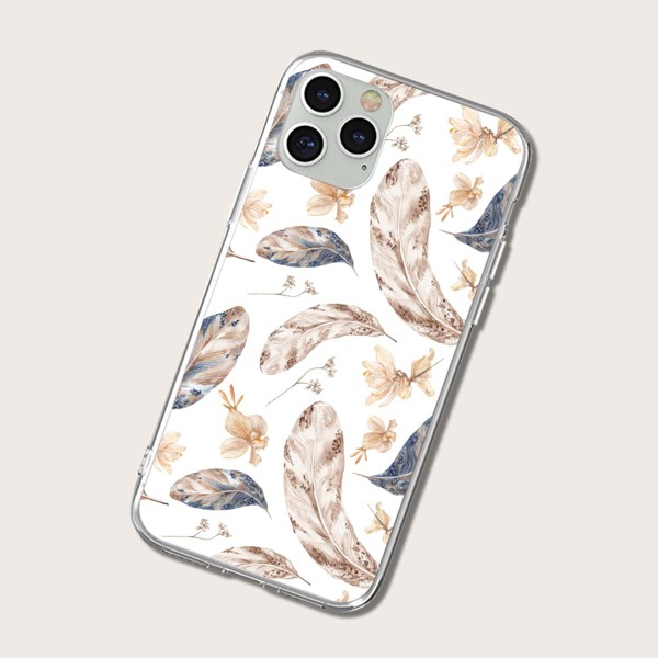 

Feather Pattern Phone Case, Multicolor