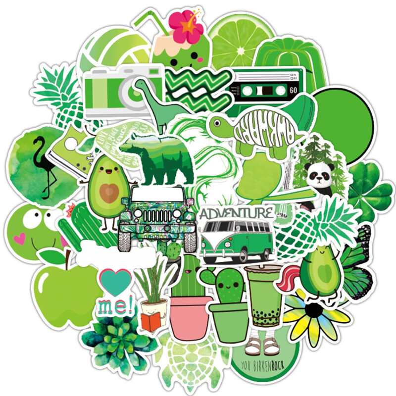 

50pcs Mixed Pattern Sticker, Multicolor