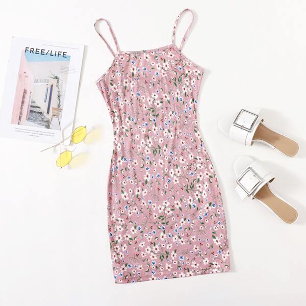 

Ditsy Floral Bodycon Dress, Multicolor