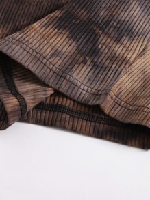 Muchica 羅紋針織紮染背心上衣