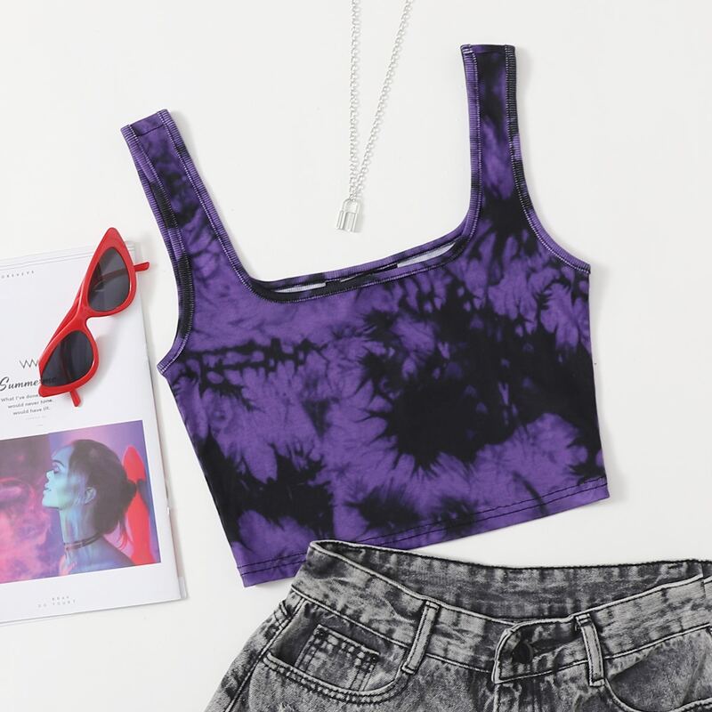 

Tie Dye Tank Top, Multicolor