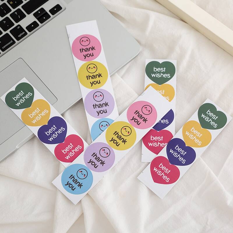 

5pcs Slogan Graphic Random Sticker, Multicolor