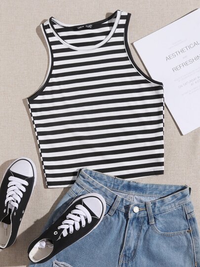 SHEIN Striped Tank Top