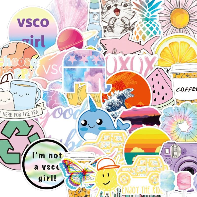 

100pcs Cartoon Graphic Sticker, Multicolor