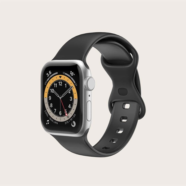 

Silicone Watchband For iWatch, Black