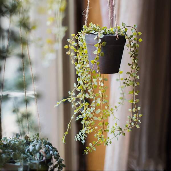 

1pc Artificial Hanging Vine, Green