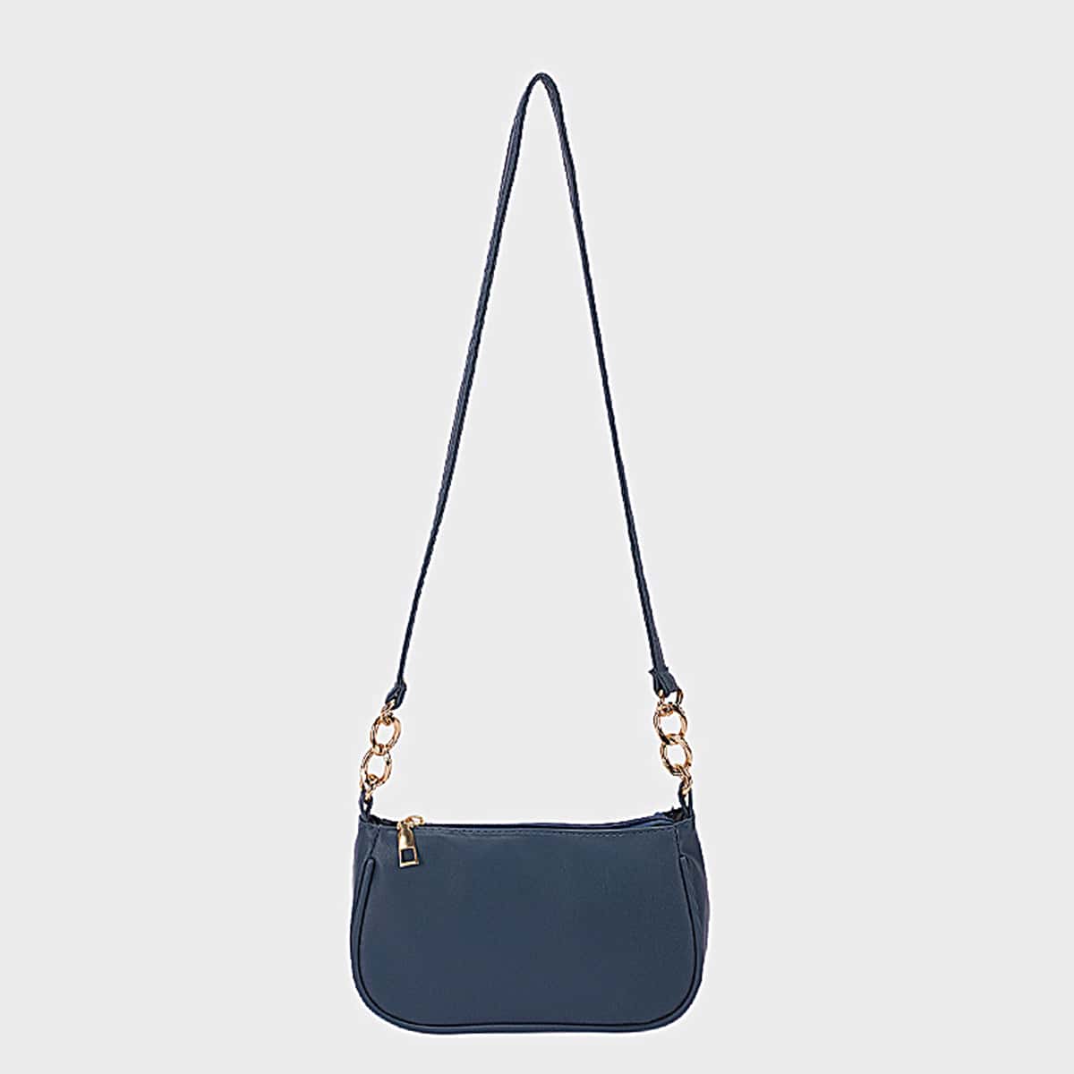 

Solid Crossbody Bag, Blue