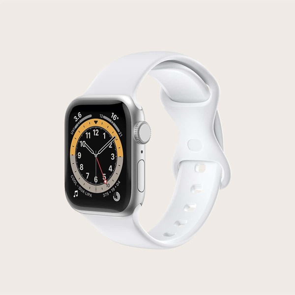 

Silicone Watchband For iWatch, White