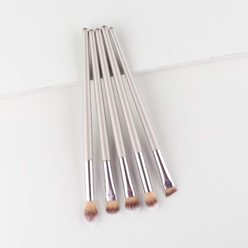 

5pcs Eyeshadow Brush Set, Champagne