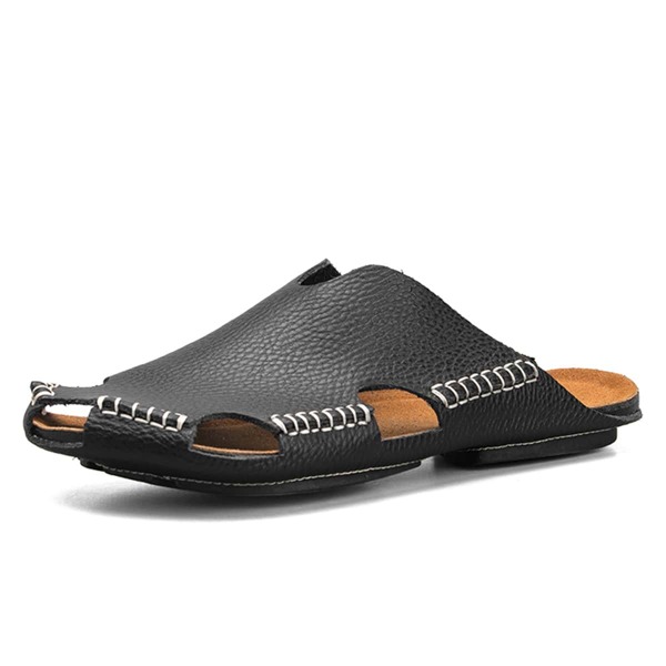

Men Cut Out Slides, Black