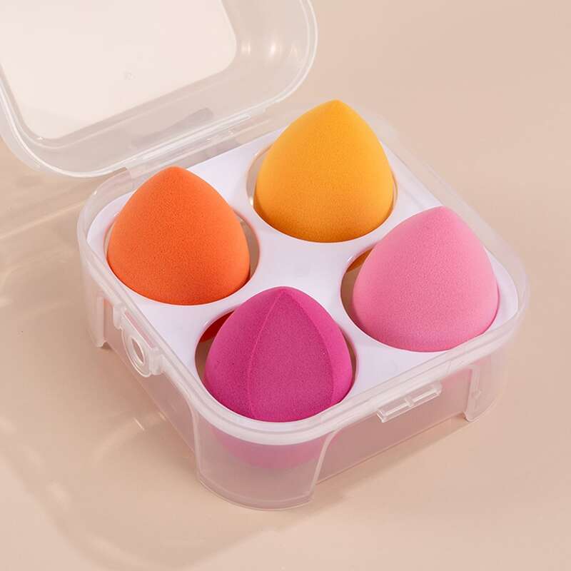 

4pcs Makeup Sponge, Multicolor