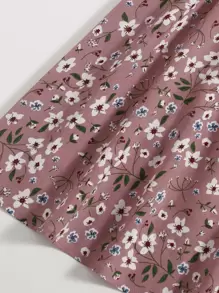 SHEIN VCAY 滿版印花吊帶連衣裙 - 彩色 - 查看 5