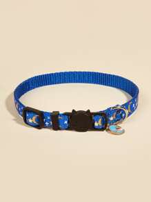 1 Miếng Xanh Mặt dây chuyền mặt trăng Vòng cổ choker Với Lobster Clasp - Màu xanh lam - Xem 2