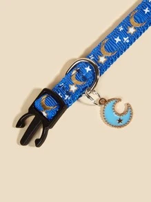 1 Miếng Xanh Mặt dây chuyền mặt trăng Vòng cổ choker Với Lobster Clasp - Màu xanh lam - Xem 3