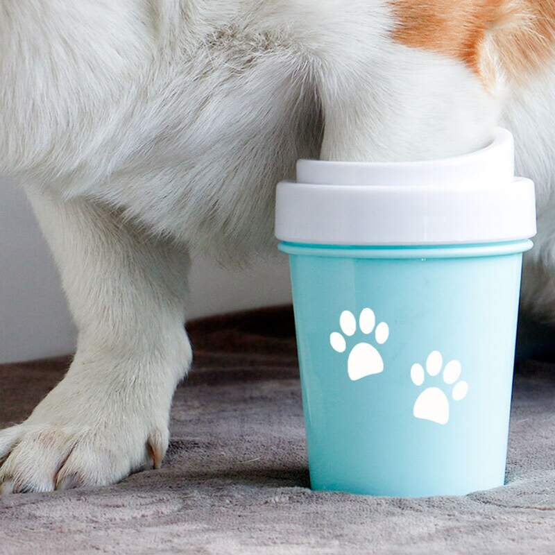 

1pc Pet Foot Washing Cup, Baby blue