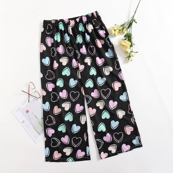 

Plus Allover Heart Sleep Pants, Multicolor