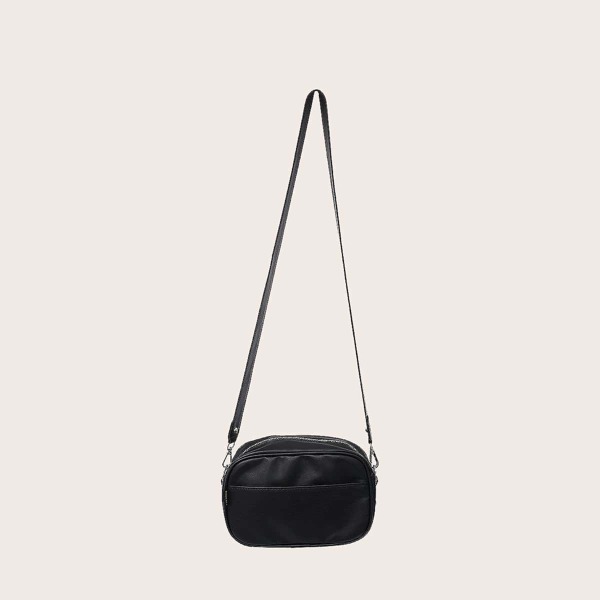 

Men Minimalist Crossbody Bag, Black