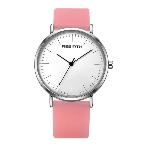 

Rubber Strap Round Pointer Quartz Watch