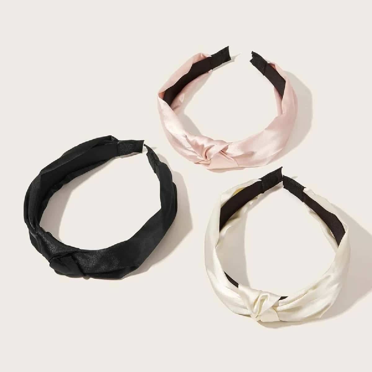 

3pcs Twist Headband, Multicolor
