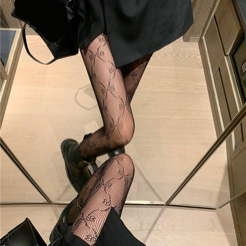 

Bow Decor Fishnet Tights, Black