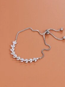 Vòng tay Khối Zirconia  Trang trí - Bạc - Xem 7