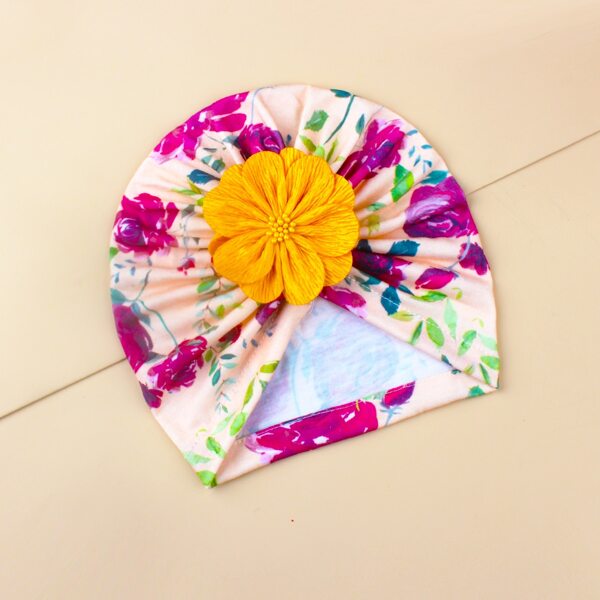 

Baby Flower Print Hat, Multicolor