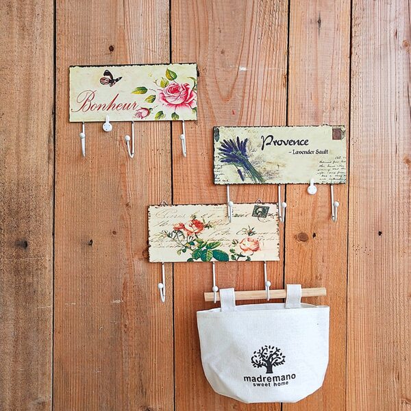 

1pc Flower Print Random Wall Hook, Multicolor