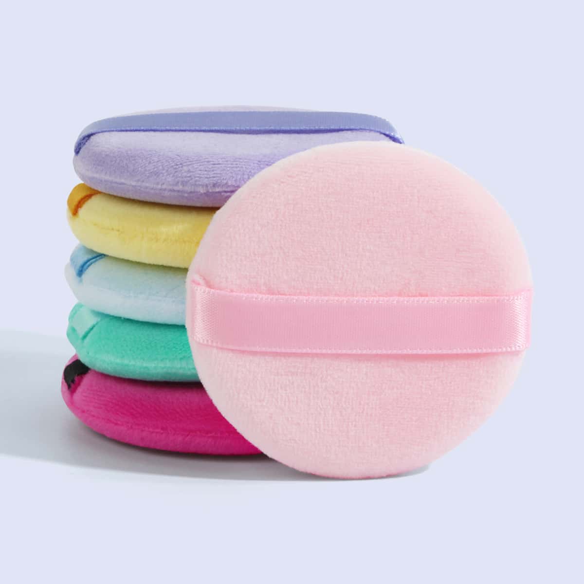 

6pcs Makeup Puff, Multicolor