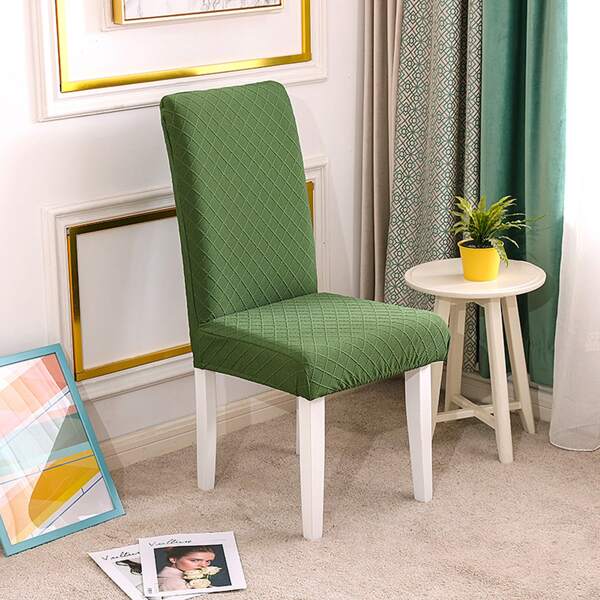 

Solid Color Stretchy Chair Cover, Green