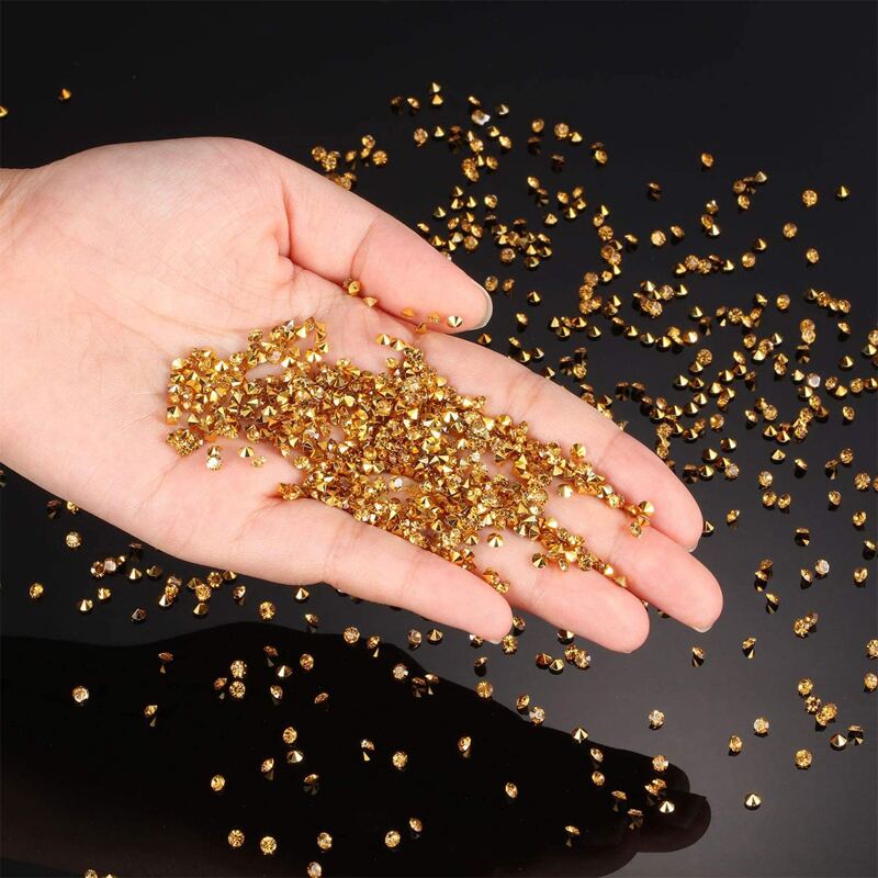 

5000pcs Decorative Rhinestone, Gold