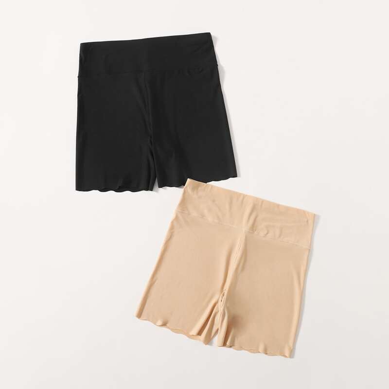 

2pack Solid Safety Panty, Multicolor